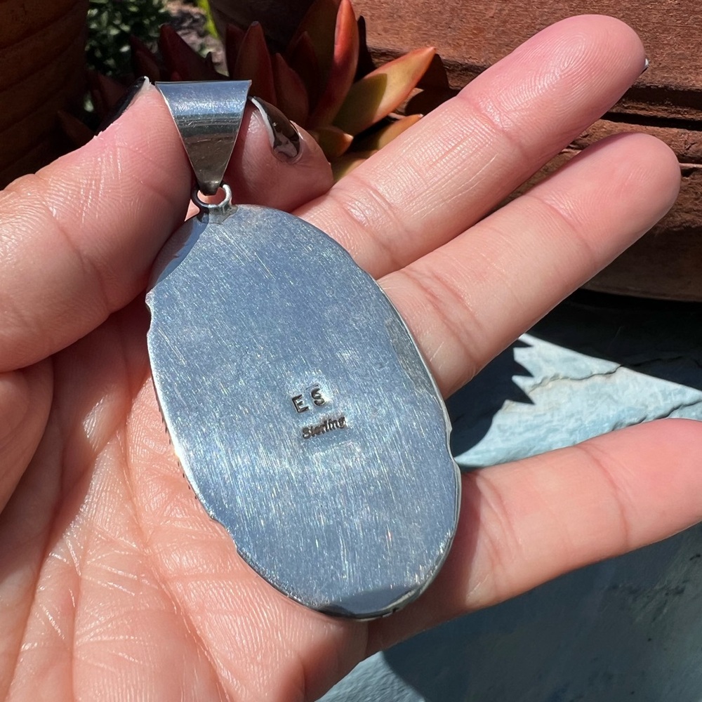 Number 8 Turquoise pendant - Picture 2 of 5